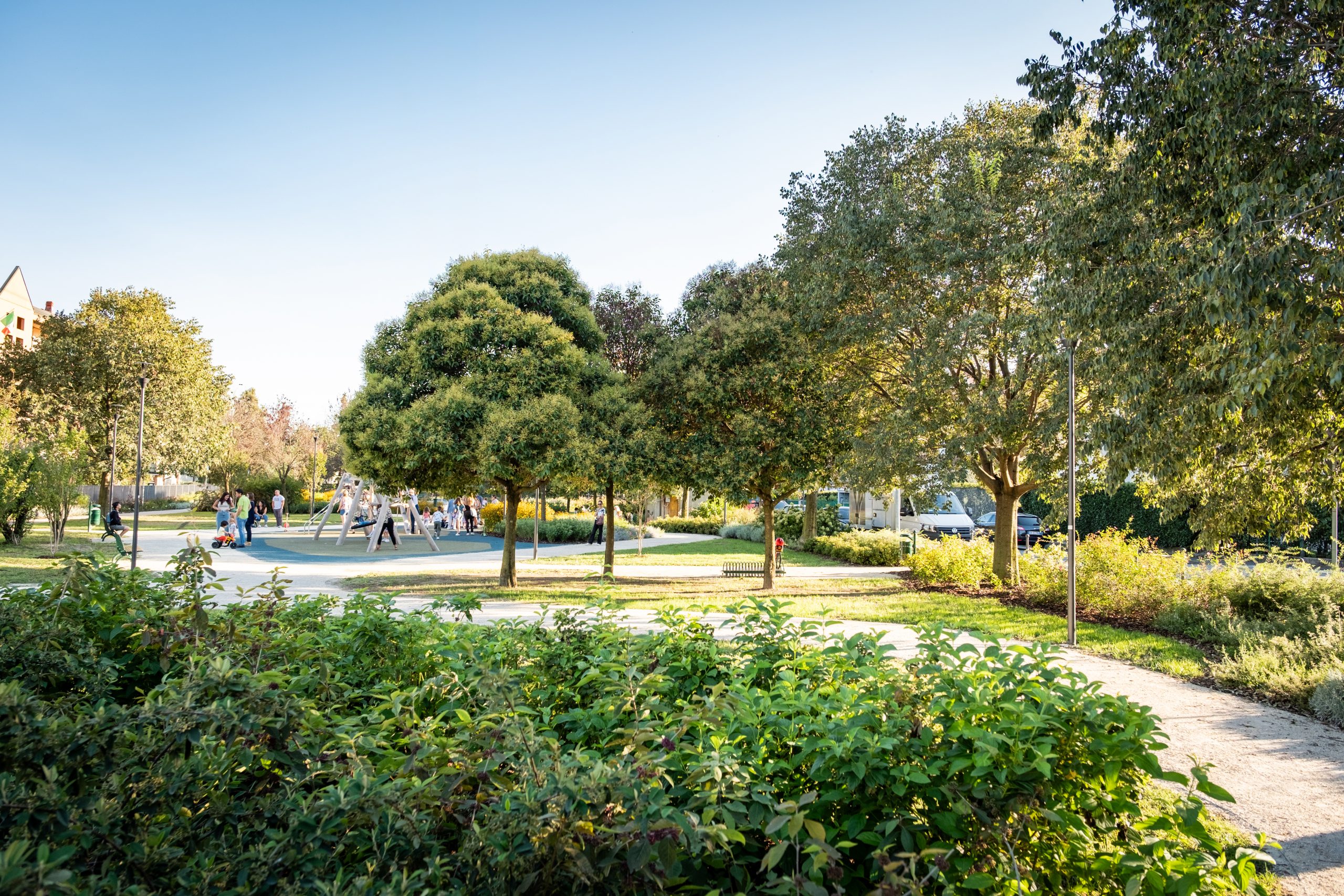 Il parco interno di Geoenergy Village